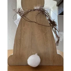 Outlet Osterhase aus Holz – Handgefertigte Dekofigur für den Frühling, Wohnzimmer & Ostertisch Osterhasen