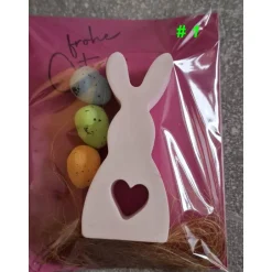 Outlet Osterhase aus Raysin – liebevolles Gastgeschenk, Mitbringsel oder kleiner Ostergruß Osterhasen