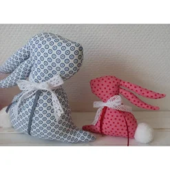Outlet Osterhase aus Stoff - schöne Deko für Ostern - Stoffhase für das Osternest - Osterdeko Osterhasen