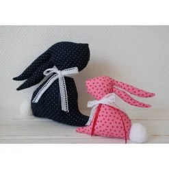 Outlet Osterhase aus Stoff - schöne Deko für Ostern - Stoffhase für das Osternest - Osterdeko Osterhasen