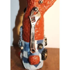 Sale Osterhase AUTOSCHRAUBER-HASERL handgefertigte Künstler-Figur Osterdeko Geldgeschenk zu Ostern Oster-Dekoration Osterhasen