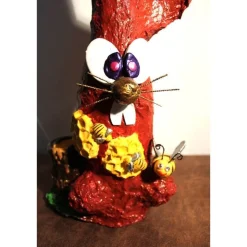 Osterhasen|Susanne Hiebl...die etwas andere Art! Osterhase IMKER handgefertigte Künstler-Figur Osterdeko Geschenk zu Ostern Geldgeschenk