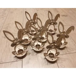 Best Osterhase, Osterdekoration, Halter für Überraschungsei oder Osterei, Ostergeschenk, Eierhalter, Geschenk Ostern, Bausatz Osterhasen