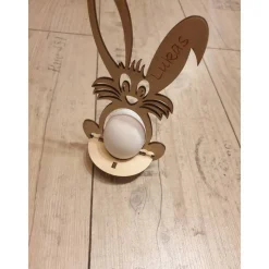 Clearance Osterhase, Osterdekoration, Halter für Überraschungsei oder Osterei, Ostergeschenk, Eierhalter, Geschenk Ostern, Bausatz Osterhasen