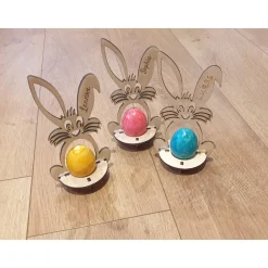 Clearance Osterhase, Osterdekoration, Halter für Überraschungsei oder Osterei, Ostergeschenk, Eierhalter, Geschenk Ostern, Bausatz Osterhasen