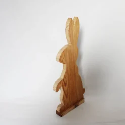 Outlet Osterhase, Ostergeschenk, Osterdekoration, Holzhasen, Osterhasen aus Holz, Osterhasen