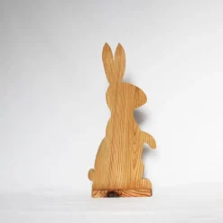 Outlet Osterhase, Ostergeschenk, Osterdekoration, Holzhasen, Osterhasen aus Holz, Osterhasen