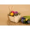 Online Osterhase, Osternest, Osterdekoration, Ostergeschenk, Geschenk Ostern, Bausatz, Holzbausatz Osterdeko