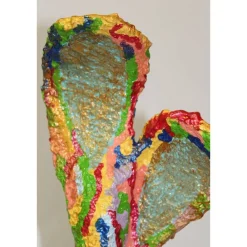 Sale Osterhase RAINBOW BUNNY Osterhase Kunst Skulptur Künstler-Figur Osterdeko Osterhasen