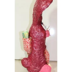 Clearance Osterhase ROSI OSTERHASE Kunst Skulptur Künstler-Figur Osterdeko Geldgeschenk Upcycling Osterhasen