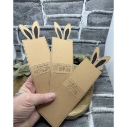 Best Osterhasen-Verpackung Kraftpapier I Schokoladen Verpackung I Handgeschnitten I Ostern Osterhasen