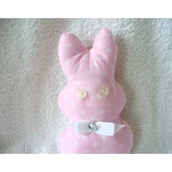 Best Osterhase/Stoffhase in rosa mit Streublümchen genäht von Osterhasen