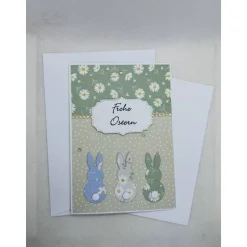 Sale Osterkarte - Grußkarte zu Ostern, Hasen, Frohe Ostern Osterkarten