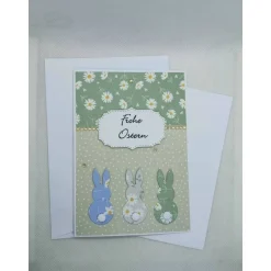 Sale Osterkarte - Grußkarte zu Ostern, Hasen, Frohe Ostern Osterkarten