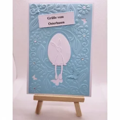 Sale Osterkarte - Grußkarte zu Ostern, Hase Dou-Dou Osterkarten