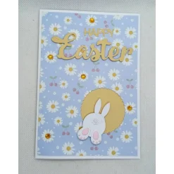Discount Osterkarte - Grußkarte zu Ostern, Hase, Happy Easter Osterkarten