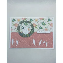 Osterkarten|Netles Kartenkunst & Schmuckallerlei Osterkarte im quer Format, Frohe Ostern