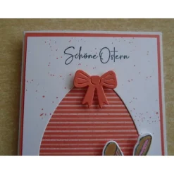 Best Osterkarte  Ostern Grußkarte Osterhase Hase Eier Ostereier Glückwunschkarte Osterkarten