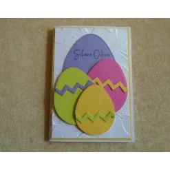 Best Osterkarte  Ostern Grusskarte Osterhase Hase Eier Ostereier Osterkarten
