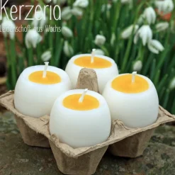 Sale Osterkerzen Frühstücksei 4er Set Osterkerzen