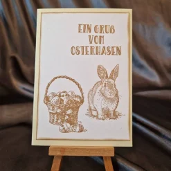 Sale Osterkorb - Osterkarte - Osterhase - Ostereier Osterkarten
