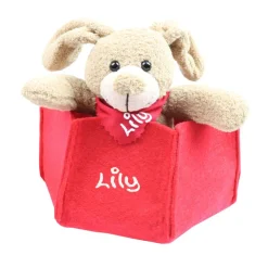 Discount Osterkörbchen grau grün pink blau Filz mit Hase personalisiert Geschenk zu Ostern mit Namen Set aus Osterhase u. Filznes Osterkörbchen