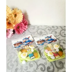 Ostergeschenke|Geschenketresen Ostermenü zum Naschen To-Go, Ostern, Frühling, Osterhase, Mitbringsel, Mitgebsel, Geschenk, Ostergeschenk, Kleinigkeit,