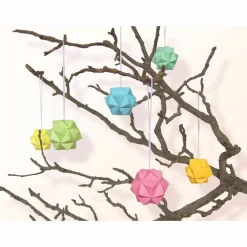 Clearance Osterschmuck Faltkugeln für den Osterstrauch, Origami-Kugeln, Kusudama Osterdeko