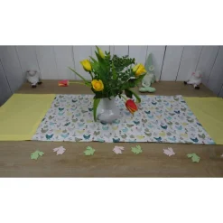 Best Ostertischdecke, Tischläufer bunte Hühner, Wunschgröße machbar Ostertischdeko
