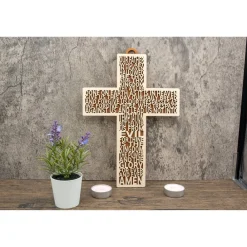 Best Our Father in Heaven - A prayer that everyone knows, and now also available as a decorative cross Dekoration