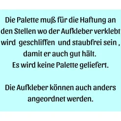 Hot Palettenaufkleber Hochzeit,Willkommenspalette Gäste Begrüßung , Willkommensschild, Palettenschrift Hochzeitsdeko