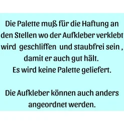 Discount Palettenbeschriftung Polterabend , Diy Hochzeitspalette personalisierter Aufkleber Hochzeitspaar Palette in 2 Farben Hochzeitsdeko