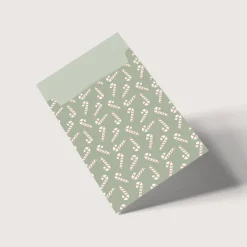 Papiertüten Set *Blush Sage Christmas* / Motiv 2 / Flachbeutel in verschiedenen Größen für Advent und Weihnachten Weihnachtstüten