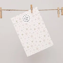 Weihnachtstüten|Artographie Papiertüten Set *Blush Sage Christmas* / Motiv 3 / Flachbeutel in verschiedenen Größen für Advent und Weihnachten