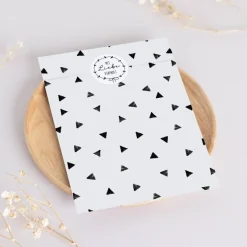 Weihnachtstüten|Artographie Papiertüten Set *Ink Brush* / Flachbeutel in verschiedenen Größen als Geschenkverpackung für jeden Anlass