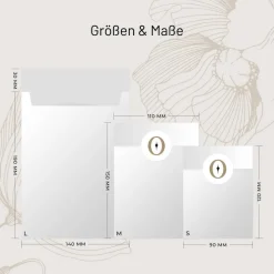 Discount Papiertüten Set *Santa is coming* / Motiv 3 / Flachbeutel in versch. Größen für Advent und Weihnachten Weihnachtstüten