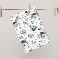 Outlet Papiertüten Set *Winter Floral* / Motiv 1 / Flachbeutel für Advent, Weihnachten und andere Anlässe Weihnachtstüten