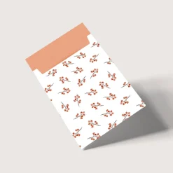 Outlet Papiertüten Set *Winter Greenery* / Motiv 2 / Flachbeutel in verschiedenen Größen für Advent und Weihnachten Weihnachtstüten