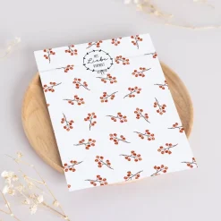 Outlet Papiertüten Set *Winter Greenery* / Motiv 2 / Flachbeutel in verschiedenen Größen für Advent und Weihnachten Weihnachtstüten