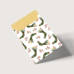 New Papiertüten Set *Winter Greenery* / Motiv 3 / Flachbeutel in verschiedenen Größen für Advent und Weihnachten Weihnachtstüten