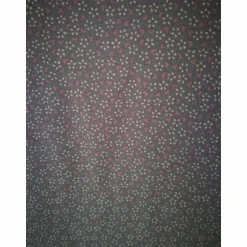 Online Patchworkstoff  - brauner Stoff mit dunkelroten Herzen und beigen Blumen, Moda Fabrics Weihnachtsstoffe