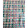 Weihnachtsstoffe|Design in Stoff Patchworkstoff, grünkarierter Quiltstoff  mit roten, blauen und grünen  Streifen -  SSI Studio Nr. 045