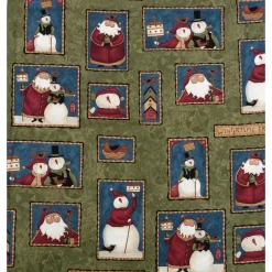 Weihnachtsstoffe|Patchwork und mehr Patchworkstoff Panel von Stof Quilters Christmas Village