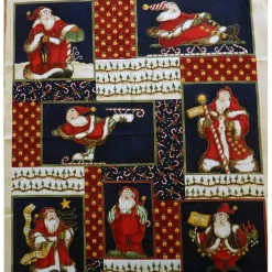 Weihnachtsstoffe|Patchwork und mehr Patchworkstoff Panel von Stof Quilters Christmas Village