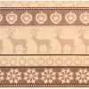 Weihnachtsstoffe|Patchwork und mehr Patchworkstoff Scandi 2 Bordüre Stripe Elche, Kristalle Herzen