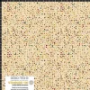 Hot Patchworkstoff Star Springle, beiger Quiltstoff mit kleinen beigen und goldenen unregelmässigen Tupfen Weihnachtsstoffe