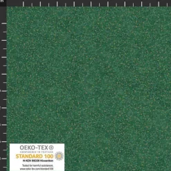 Hot Patchworkstoff Star Springle, beiger Quiltstoff mit kleinen beigen und goldenen unregelmässigen Tupfen Weihnachtsstoffe