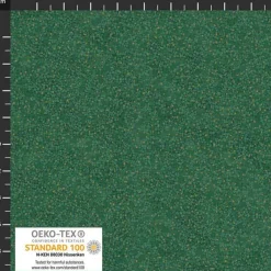 Patchworkstoff Star Springle, roter Quiltstoff mit kleinen Blüten und goldenen Sterne. Weihnachtsstoffe