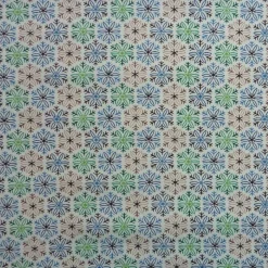 Weihnachtsstoffe|Patchwork und mehr Patchworkstoff Tante Ema kleine grüne, blaue und braune Kristalle