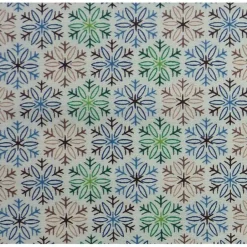 Weihnachtsstoffe|Patchwork und mehr Patchworkstoff Tante Ema kleine grüne, blaue und braune Kristalle